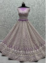 Lehenga Choli Fancy Net in Lavender