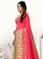 Lively Embroidered Festival Saree