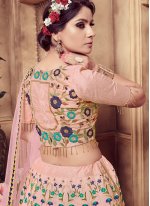 Lively Pink Art Silk Designer Lehenga Choli
