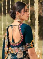 Lovable Border Multi Colour Silk Classic Saree