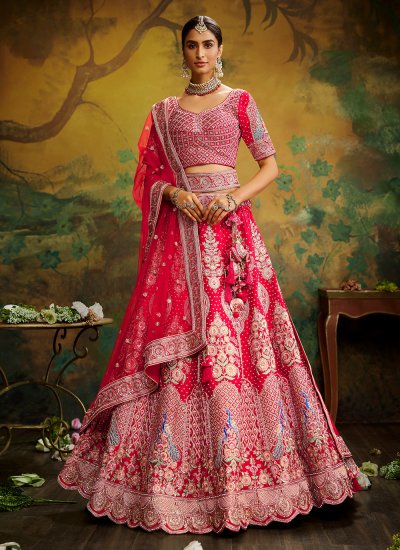 Magenta Wedding Designer Lehenga Choli