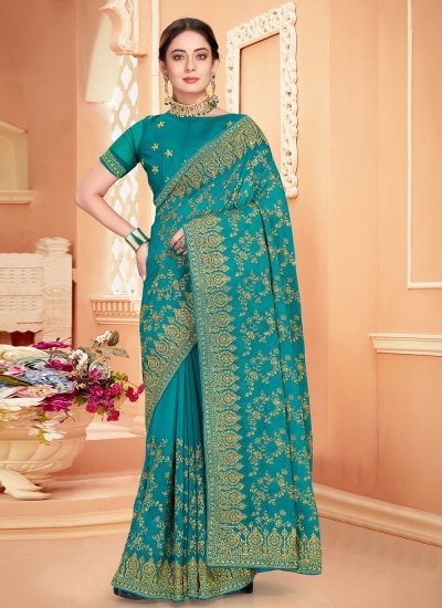 Magnetic Embroidered Ceremonial Classic Saree