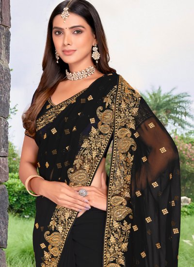 Magnetic Georgette Sangeet Classic Saree