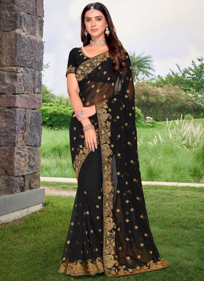 Magnetic Georgette Sangeet Classic Saree