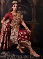 Magnetize Banarasi Silk Weaving Trendy Saree