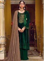 Magnetize Embroidered Wedding Palazzo Salwar Suit