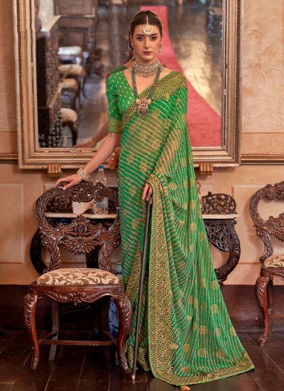 Magnetize Georgette Contemporary Style Saree
