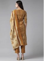 Majestic Silk Blend Mustard Trendy Salwar Suit