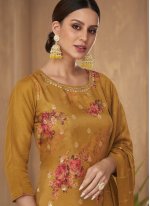 Majesty Jacquard Silk Printed Trendy Salwar Kameez