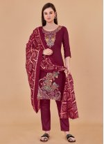 Maroon Color Salwar Suit