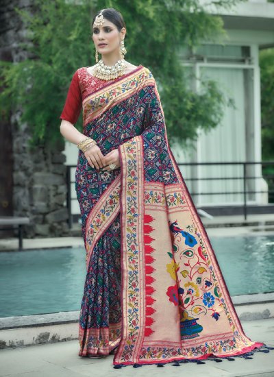 Masterly Woven Engagement Trendy Saree