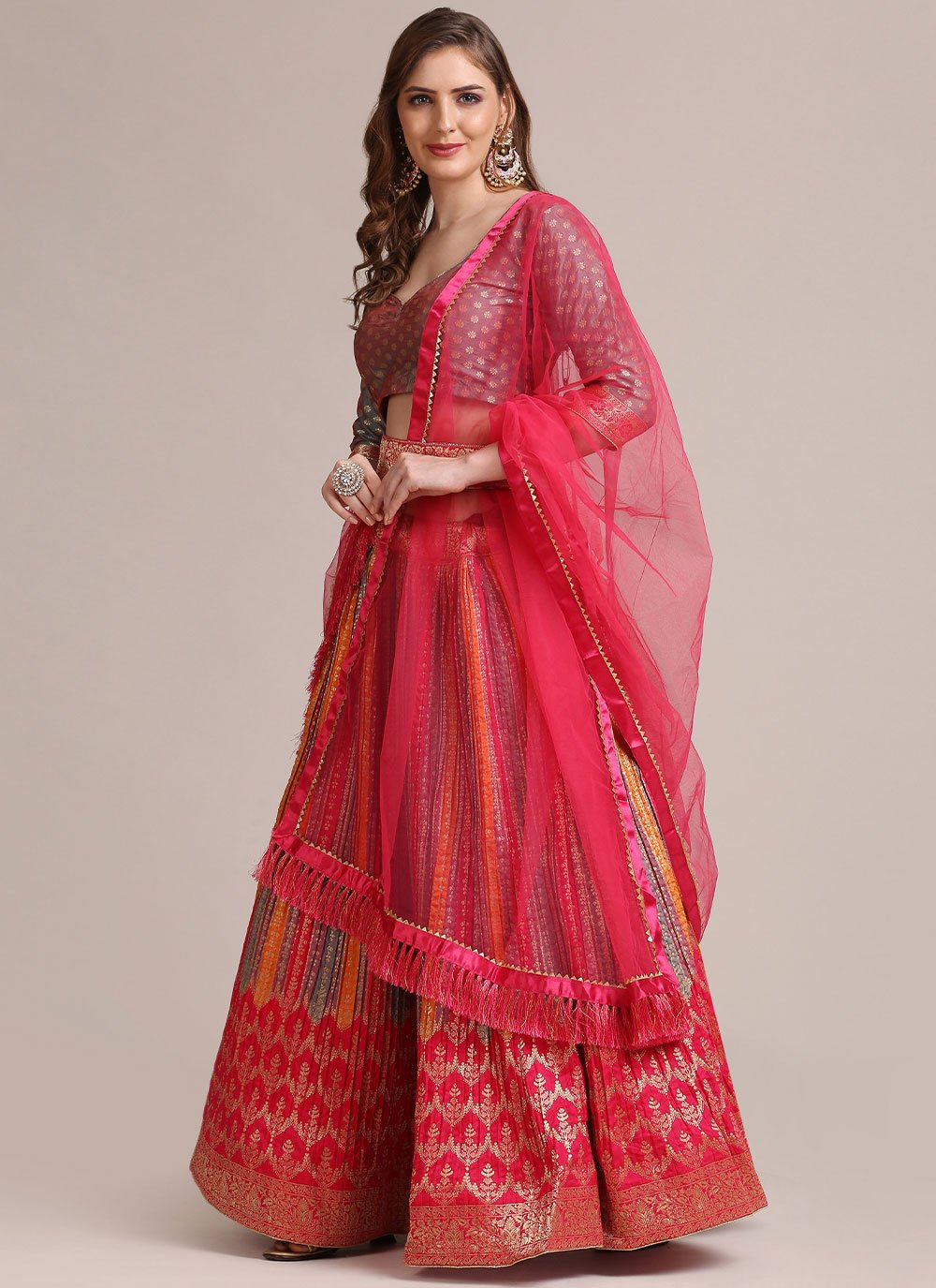 Anamika 11 Dola Silk Printed Designer lehenga Choli Collection Catalog