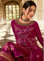 Miraculous Embroidered Ceremonial Designer Pakistani Salwar Suit