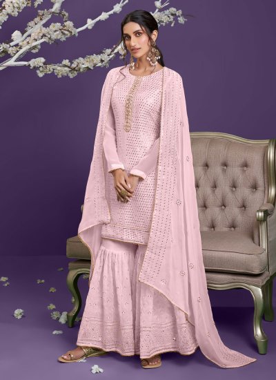 Miraculous Mauve  Casual Designer Salwar Suit