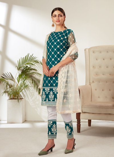 Miraculous Rama Embroidered Pant Style Suit