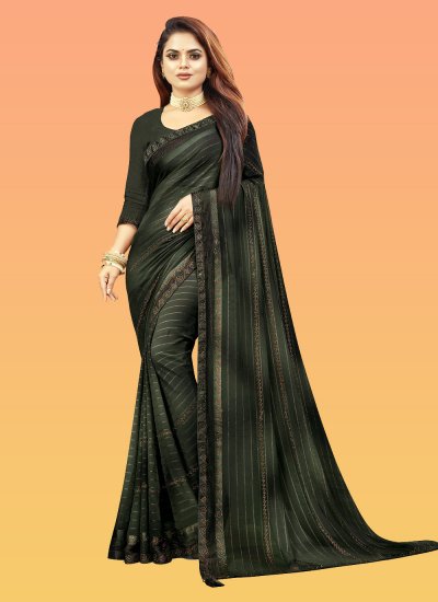 Modest Fancy Fabric Ceremonial Traditional Saree
