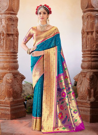 Modest Weaving Contemporary Saree