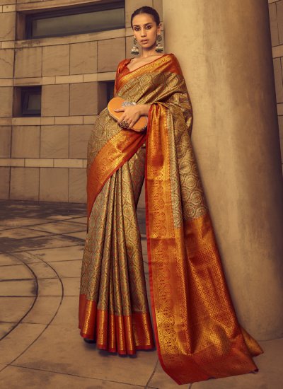 Buy Banarasi Silk Saree Online | Katan Banarasi Saree Price Online – Panna  Sarees