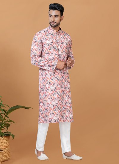 Multi Colour Color Kurta Pyjama
