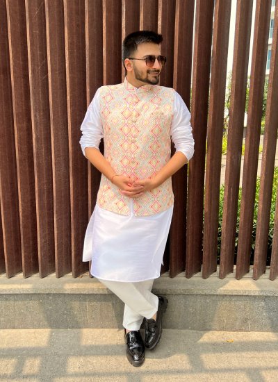 Multi Colour Cotton Nehru Jackets