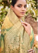 Multi Colour Jacquard Silk Saree