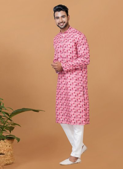 Multi Colour Mehndi Kurta Pyjama