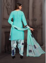 Multi Colour Printed Casual Punjabi Suit