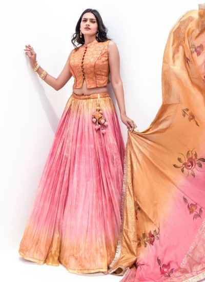 Multi Colour Sequins Sangeet Designer Lehenga Choli