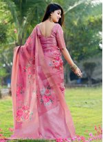 Multi Colour Silk Ceremonial Printed Saree