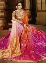 Multi Colour Silk Weaving Trendy Saree