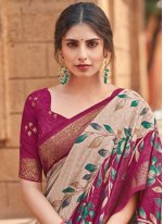 Multi Colour Woven Silk Designer Traditional Saree