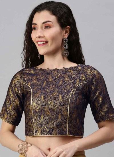 Navy Blue Color Blouse