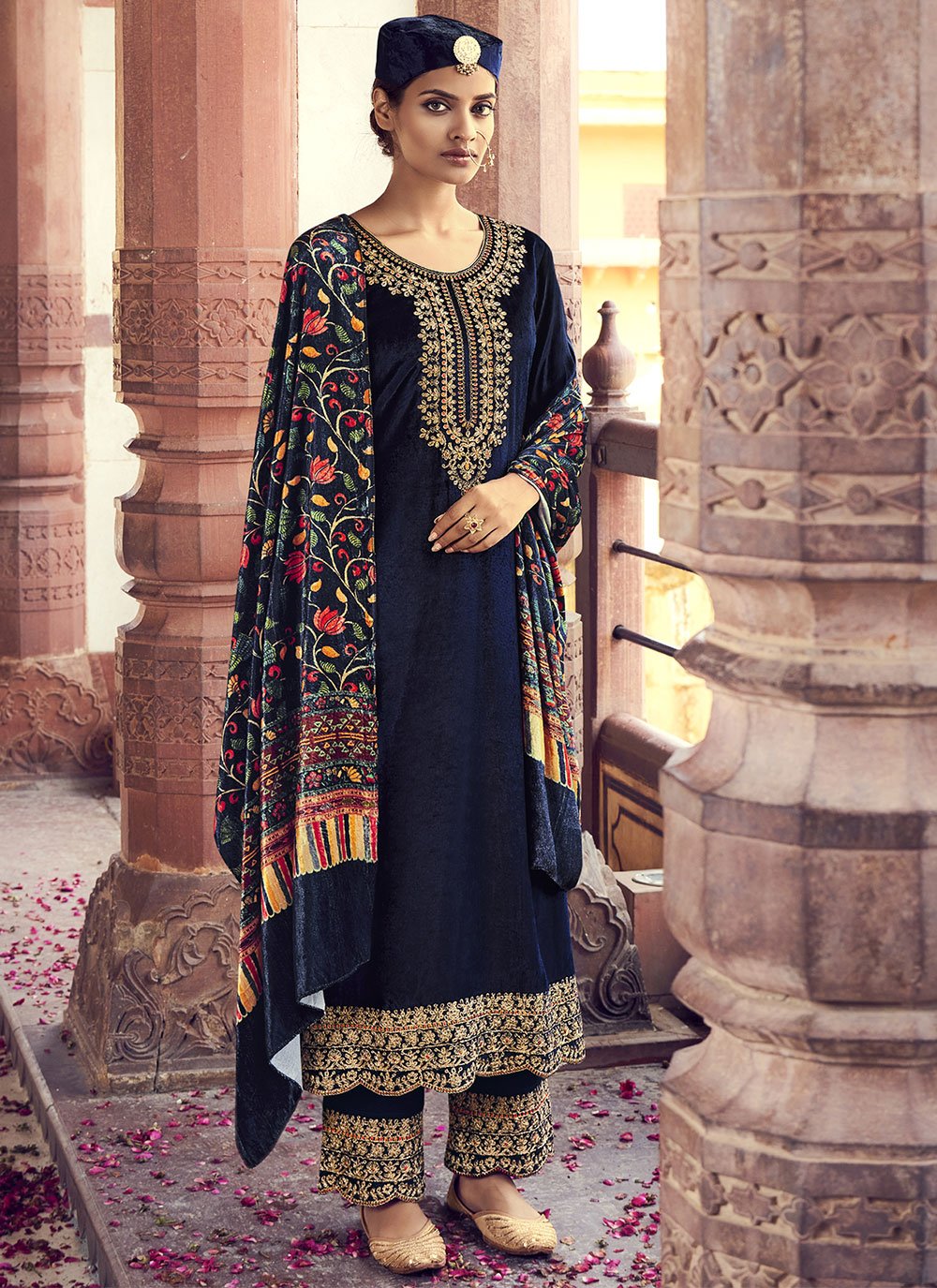 Georgette Party Wear VUBA 2024 Mehndi Semi Stitched Straight Salwar Suit  Set, Pakistani at Rs 1049 in Surat