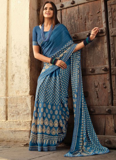 
                            Noble Contemporary Style Saree For Ceremonial