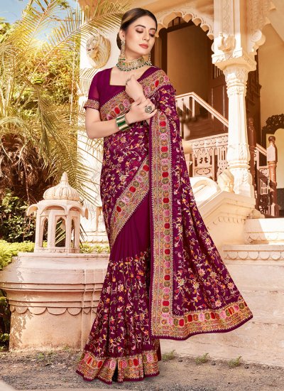 Buy MAASTYLE Self Design, Woven Banarasi Jacquard, Pure Silk Green Sarees  Online @ Best Price In India | Flipkart.com
