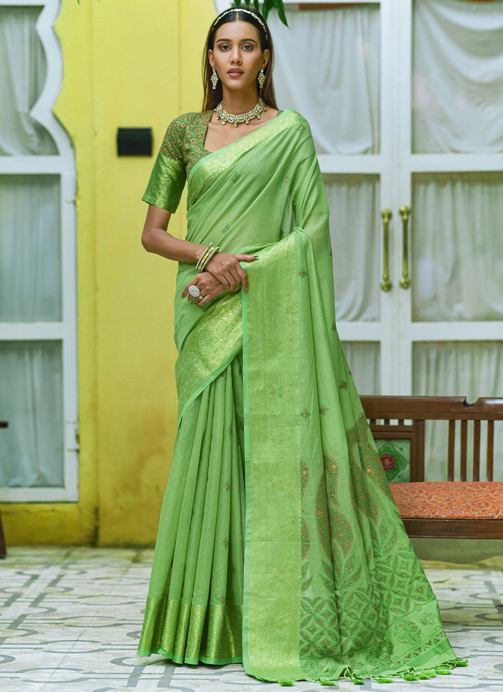 Buy Kanchipuram Soft Silk Saree,jacquard Weaving Saree,blouse,bridal Saree,  Women's Saree, Designers Saree,dark Green Saree,indian Wedding Saree Online  in India… | Bridal sarees south indian, Saree wedding, South indian wedding  saree