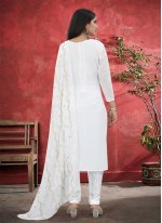 Off White Color Trendy Salwar Suit