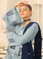Orphic Embroidered Faux Georgette Designer Pakistani Salwar Suit