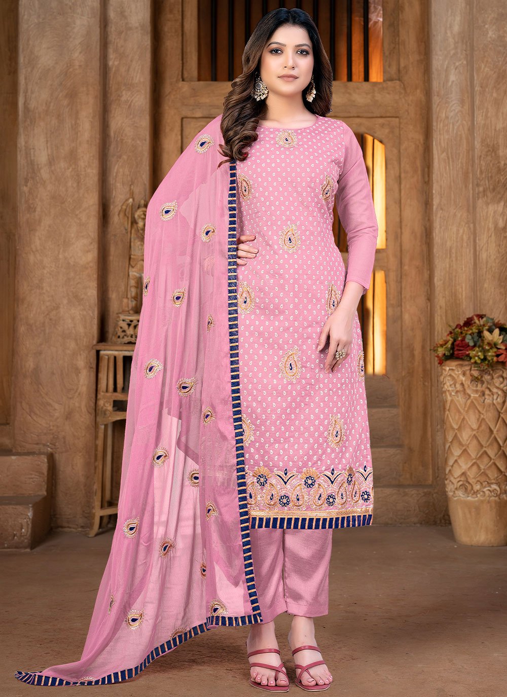 Best Trend Pink Color Bridal Salwar Suit Collection