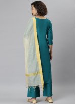 Outstanding Plain Morpeach  Readymade Salwar Suit 