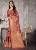 Paramount Art Banarasi Silk Weaving Designer Traditional Saree