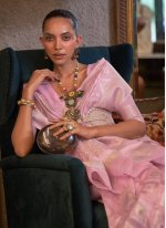 Patola Silk  Classic Saree in Hot Pink