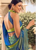 Patola Silk  Green Designer Traditional Saree