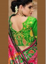 Patola Silk  Pink Fancy Traditional Designer Saree