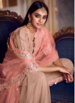 Peach Mirror Designer Pakistani Suit