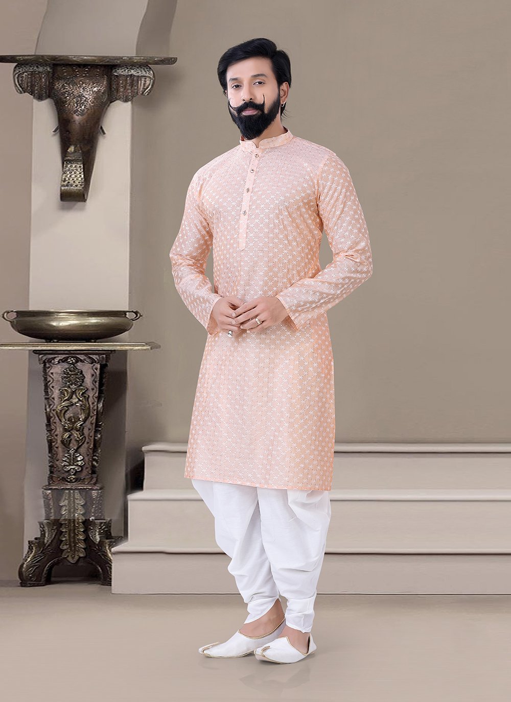 Dhoti kurta hot sale for engagement