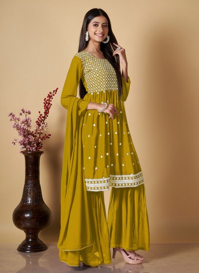 Peppy Embroidered Readymade Salwar Suit