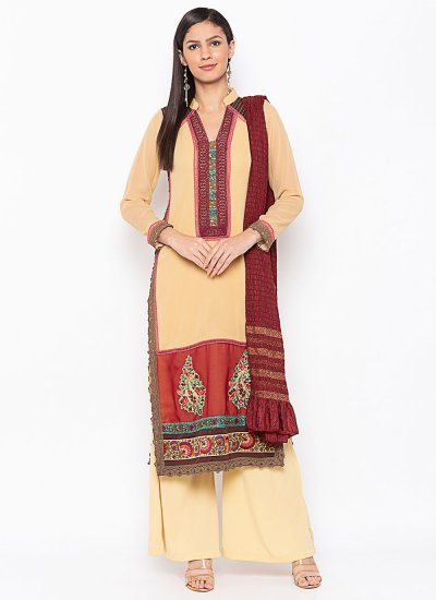Perfect Embroidered Straight Salwar Suit