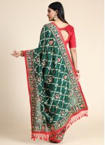 Perfect Weaving Vichitra Silk Classic Saree