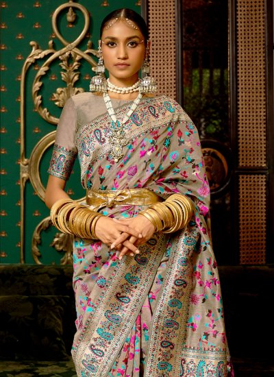 Perfervid Handloom silk Sangeet Classic Saree